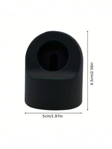 1 Đế sạc đế silicon màu hồng đơn giản Tương thích với Apple Watch Series 8/7/6/Se/5/4, Tương thích với Apple Watch 45/44/42/41/40/38mm Làm quà tặng cho học sinh đi học trở lại - Hồng - Xem 2