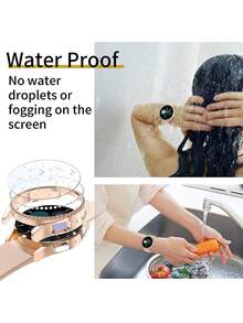 4 cái/bộ Nam NỮ Đồ trang trí Rhinestone Đúng mốt Duyên dáng Màu bạc Chống rơi Đồng hồ thông minh Loại vỏ & Màn Sự bảo vệ Tempered Film , Tương thích với Samsung Thiên hà Ốp đồng hồ 40mm/44mm , Tương thích Với Samsung Galaxy Watch 4/5 , Thông minh Ốp đồng hồ Phụ kiện - Nhiều màu - Xem 7