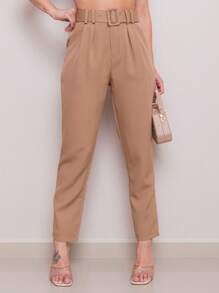 Women Pants - 銅色 - 查看 2