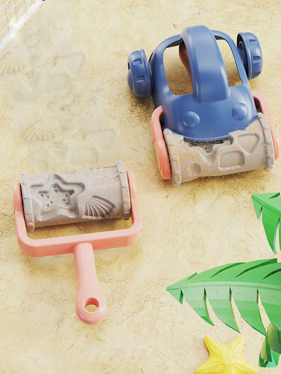 Soft Rubber Beach Rolling Cart [detachable] SHEIN USA