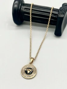 1條歐美時尚簡約朋克風吊墜項鍊,適用於酷女孩 - 彩色 - 查看 1