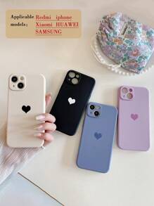 4pcs Mờ Được Sơn TPU Ốp lưng & bao da điện thoại tương thích với Huawei , Samsung , Xiaomi , Apple , Chống sốc Nữ Lớp bảo vệ - Nhiều màu - Xem 1