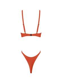Women Bikini Sets - trái cam - Xem 2