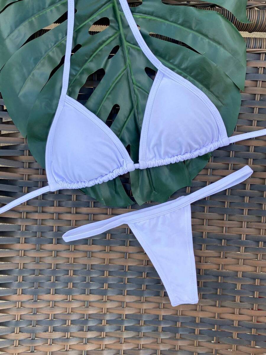 Women Bikini Sets - White - View 1