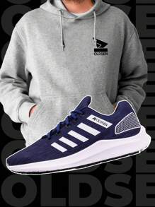 Women Wedge Sneakers - 藏蓝色 - 查看 1