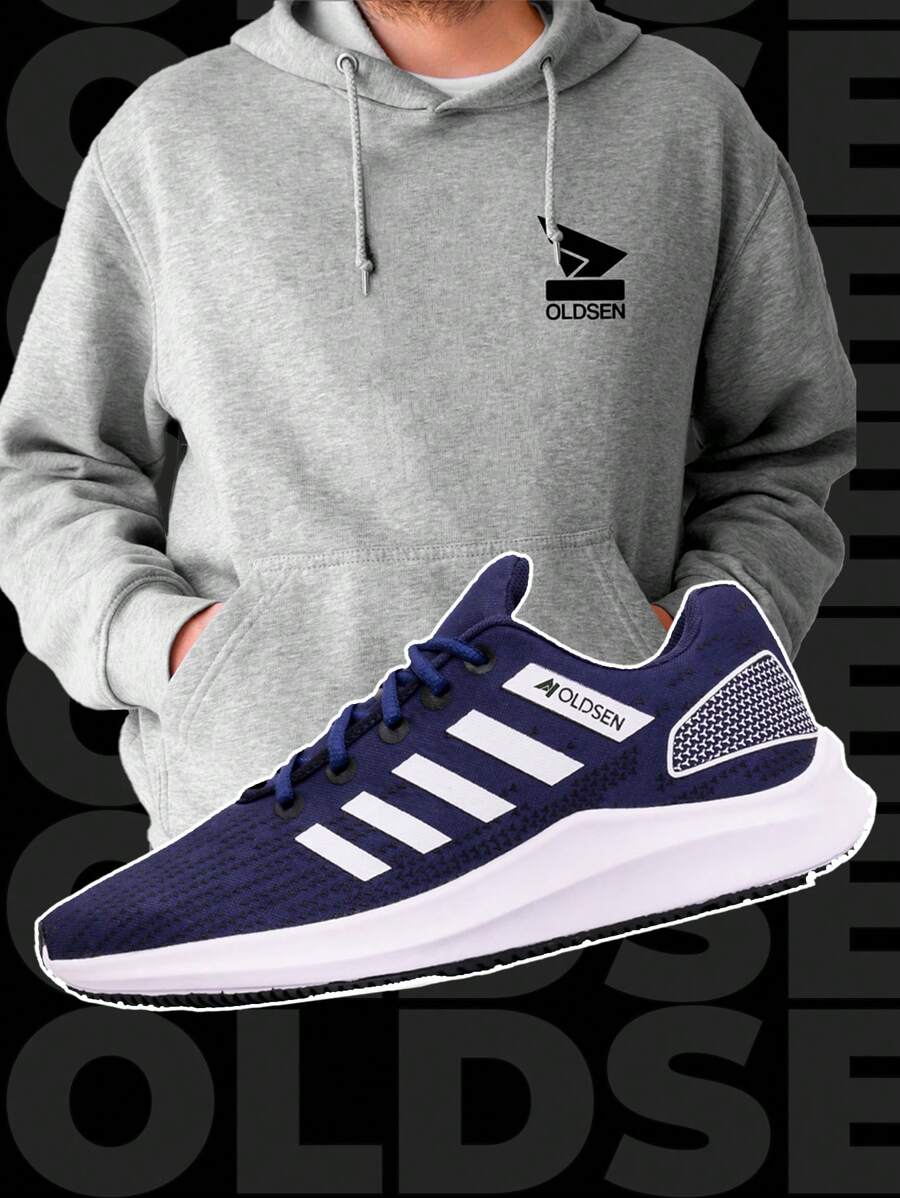 Women Wedge Sneakers - 藏蓝色 - 查看 1