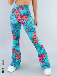 MVB Modas Women Pants - Mint Blue - View 1
