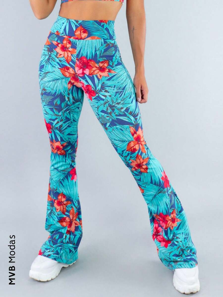 MVB Modas Women Pants - Mint Blue - View 1