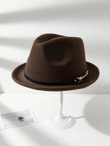 Mũ Fedora Nữ - Cà phê nâu - Xem 4