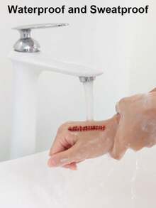 30pcs Scars & Halloween Themed Waterproof Realistic Temporary Tattoo Stickers - Red - View 4