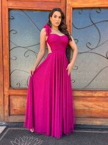 Bridesmaid Dresses - 玫瑰紅 - 查看 1