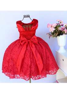 Young Girls Dresses - Đỏ - Xem 2