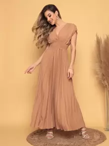 Women Dresses - Màu Mù tạt vàng - Xem 1