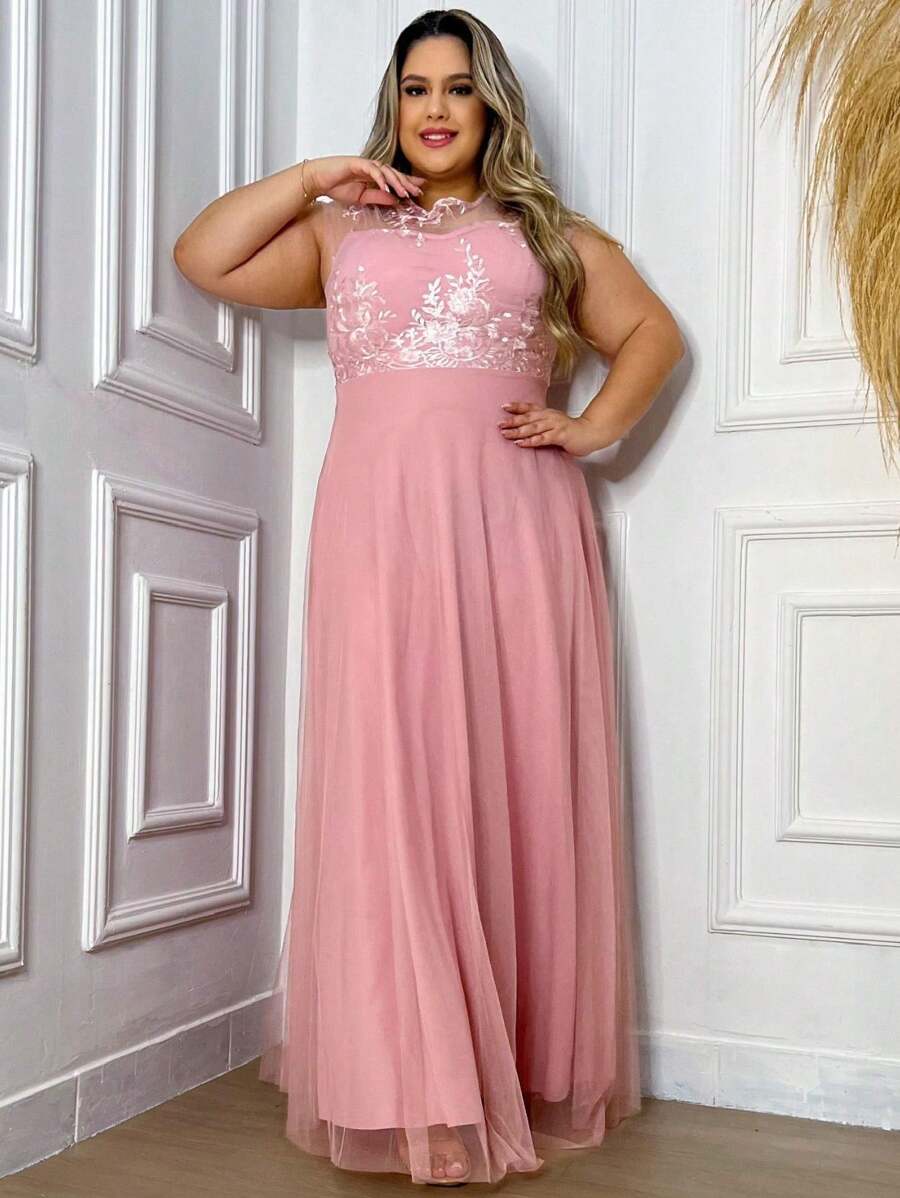 Women Prom & Evening Dresses - 乾枯玫瑰色 - 查看 1