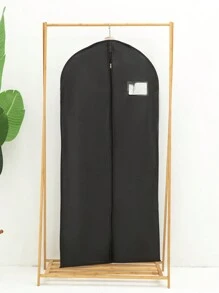 1pc Plain Garment Cover - Black - View 5