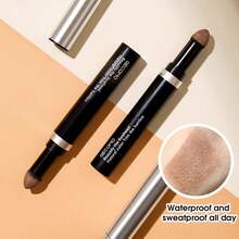 GECOME 1 pieza línea de pelo Polvo Palo para frontal línea de pelo modificación , pelo reparar sombra , natural llenar , con color reparar - marrón natural - Ver 6