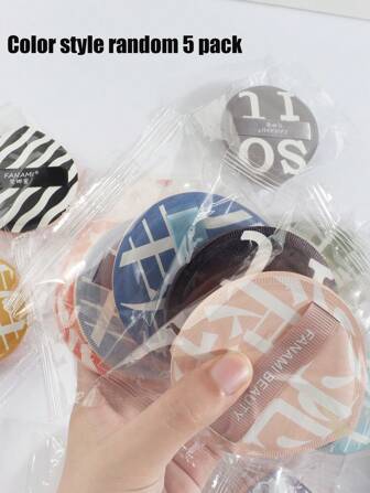 5pcs/Set Soft Powder Puff That Does Not Eat Up Liquid Foundation; High-Density Sponge That Provides A More Fitting Make Up, Convenient For Travel (Random Color & Style),Makeup,Cheap,Room Decor,Vanity,Travel,Bedroom,Makeup Accessories,Puff,Makeup Blender,Powder Puff,Makeup Sponge,Cheap,Stocking Stuffers,Makeup,Makeup Tools,Cheap Stuff,Gifts,Gifts For Women,Christmas Gifts