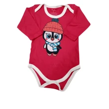 Baby Boys Bodysuits - 紅白色 - 查看 2
