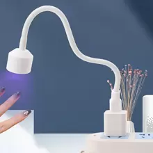 1pc Mini Portable Uv Led Nail Gel Polish Dryer Lamp For Single Finger, Professional Manicure Art Salon Equipment Tool