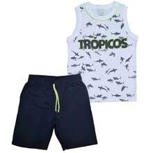 Young Boys Sets - 白色 - 查看 2