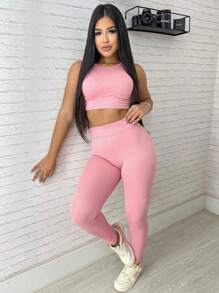 Women Tank Tops & Camis - 粉色 - 查看 1