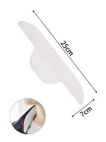 10pcs/pack Collar Stays To Prevent Collars & Hat Brims From Getting Dirty - White - View 6