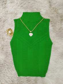 Women Sweaters - 綠色 - 查看 1