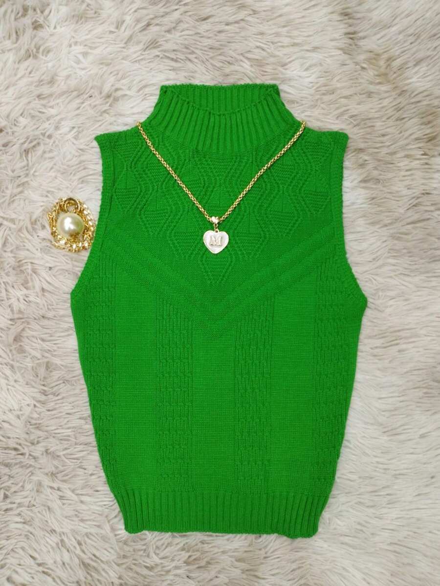 Women Sweaters - 綠色 - 查看 1