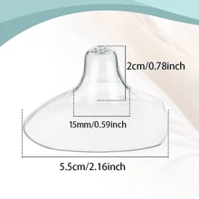 2件装防溢乳垫婴儿奶嘴配件透明 - 無色 - 查看 4