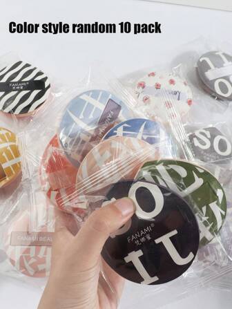 10 st mjuk, halkfri foundation-svamp, högdensitets mjuk och elastisk, bekväm för utomhusresor (färg och stil slumpmässig), smink, billig, rumsinredning, sminkbord, resor, sovrum, sminktillbehör, puff, sminkblandare, puderpuff, sminksvamp, billig, presenter, smink, sminkverktyg, billiga saker, presenter, presenter till kvinnor, julklappar