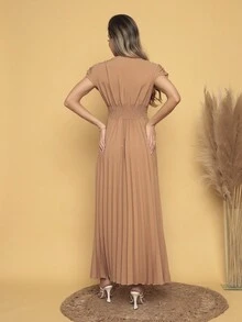 Women Dresses - Màu Mù tạt vàng - Xem 4