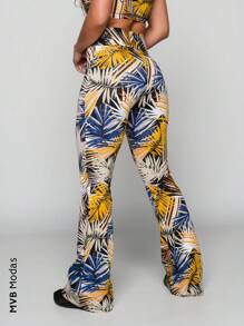 MVB Modas Women Pants - Mustard Yellow - View 3