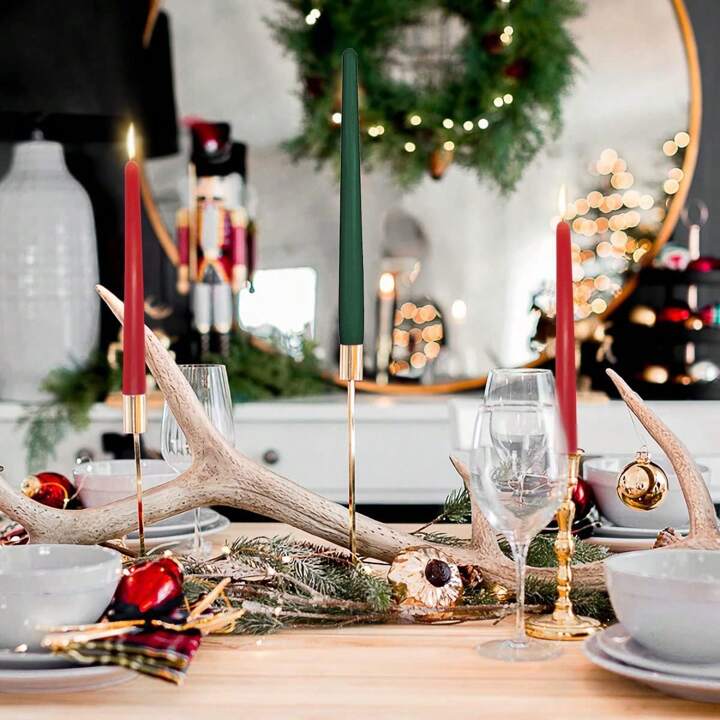 Tall Christmas Candlesticks