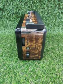 Radio Am Fm Usb Bluetooth Retro Portatil Recarregavel Antigo - Marrom - Visão 4