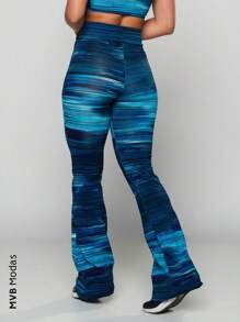 MVB Modas Women Pants - Blue and White - View 3