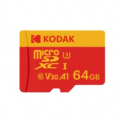 Kodak 柯达原装Micro-SD卡 128GB 64GB 32GB 闪存TF卡 存储卡 A1 V30 U3 100MB/s 赠送SD适配器