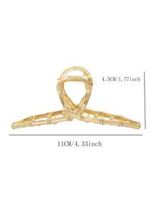 1pc Hair Claw Clip For Elegant And Sophisticated Updo Style, Women's Accessory