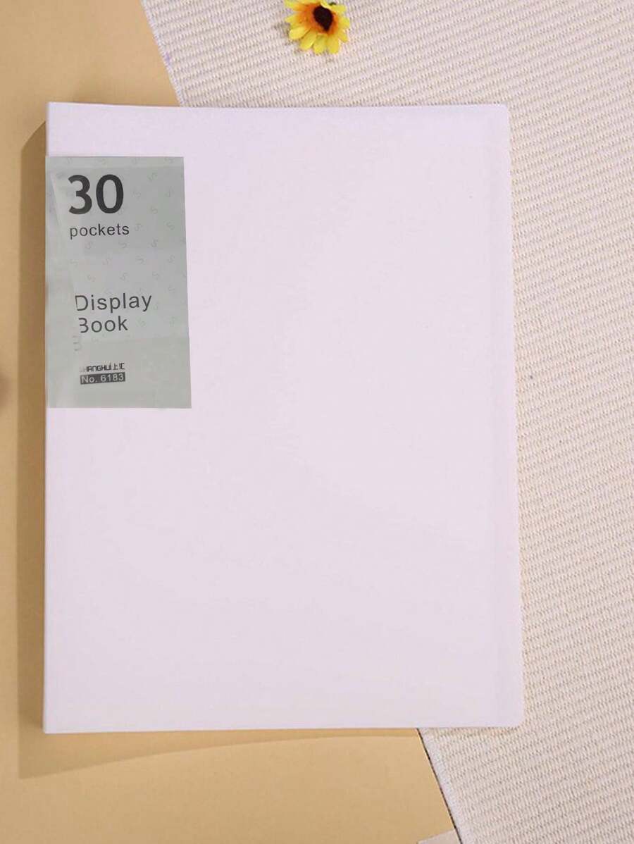 1入組素色擴展文件夾，簡單多層便攜式手風琴文件夾，、學生、文件存儲 - 白色 - 查看 1