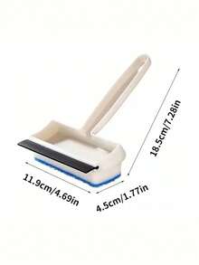 1/2/3入組便攜式磁磚清潔刷,適用於浴室、玻璃、鏡子、窗戶、馬桶、雨刷 - 白色 - 查看 5