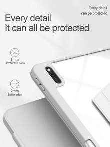 1 个 360° 旋转透明亚克力保护壳，兼容 iPad//，支持睡眠/唤醒功能，防刮