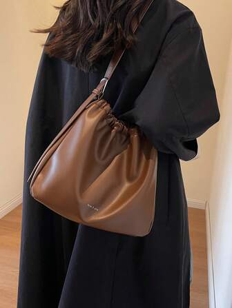 Minimalist Style Pu Leather Women's Fashion Crossbody Bag, Japanese Bag