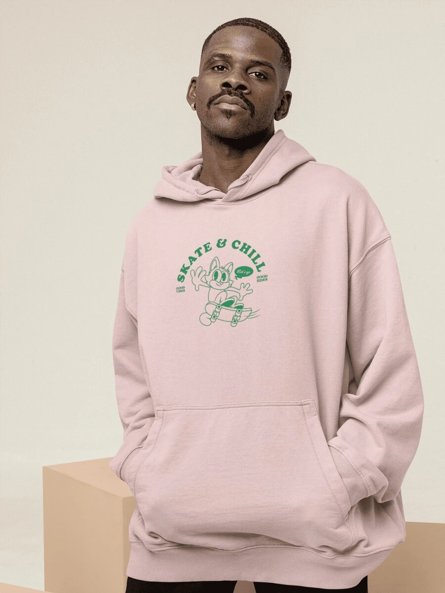 Men Sweatshirts - 淺粉色 - 查看 1