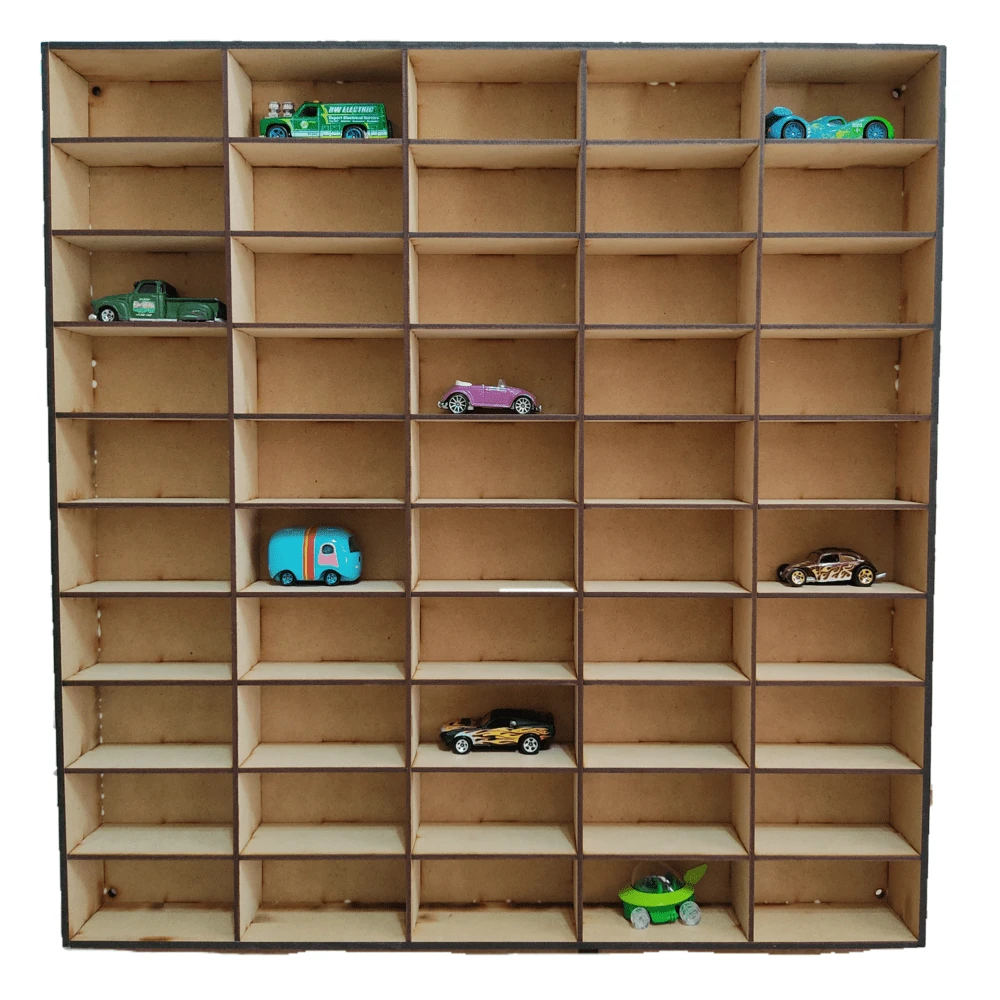 Exhibidor para Hotwheels ABIERTOS - Marrón - Ver 1