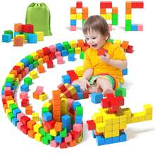 48 件磁性積木、3 歲以上幼兒磁性積木、蒙特梭利玩具、磁力魔術方塊、學前 Stem 教育感官磁鐵玩具,適合 3-5 歲男孩和女孩(顏色隨機) - 彩色 - 查看 1