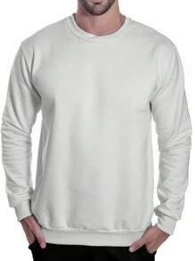 Men Sweatshirts - 白色 - 查看 1