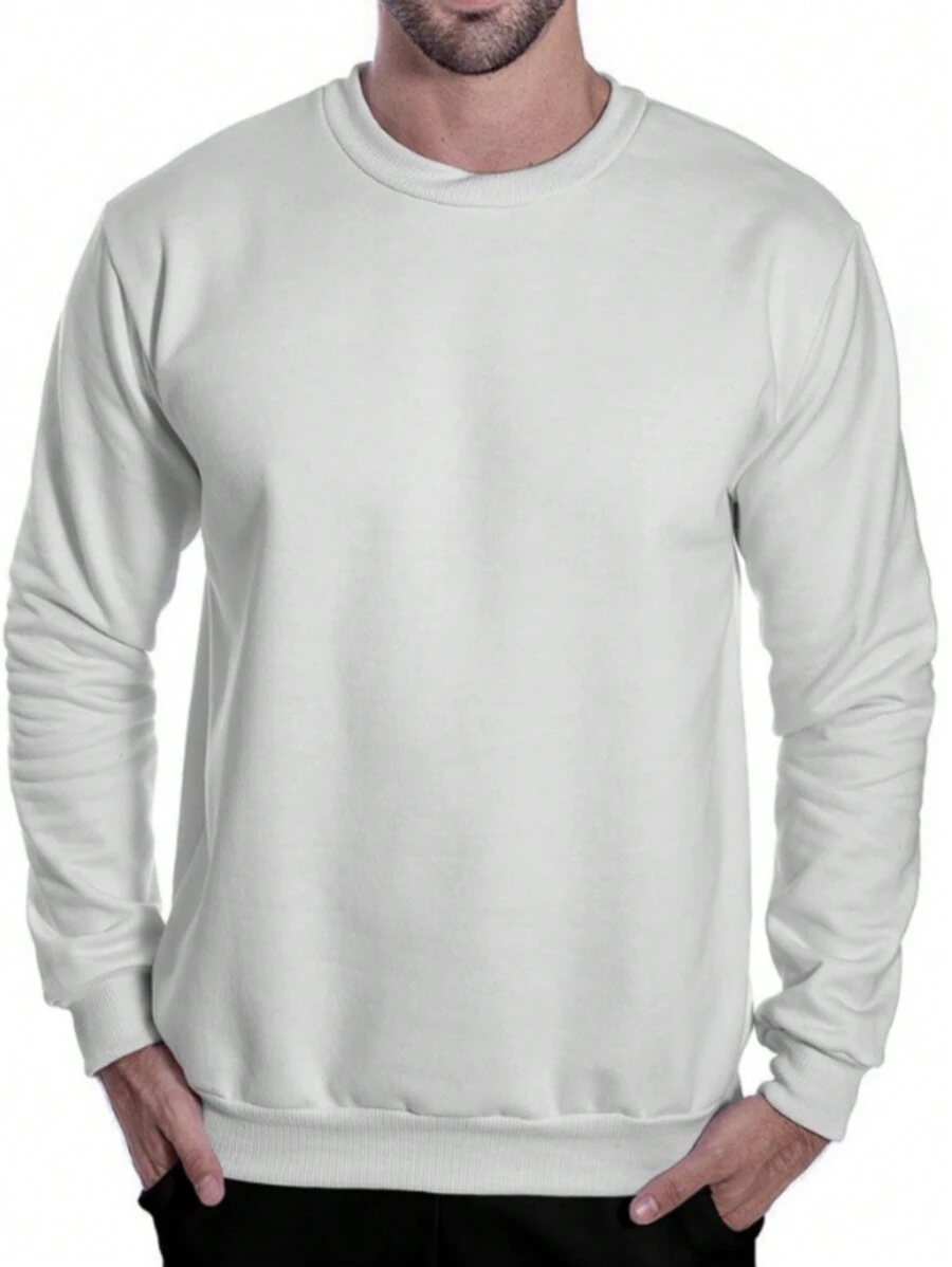 Men Sweatshirts - 白色 - 查看 1