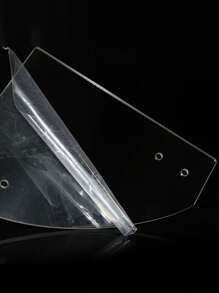 1pc 4 Tier Clear Plastic Cosmetic Storage Rack, Makeup Display Stand For Beauty Salon - Clear - View 7