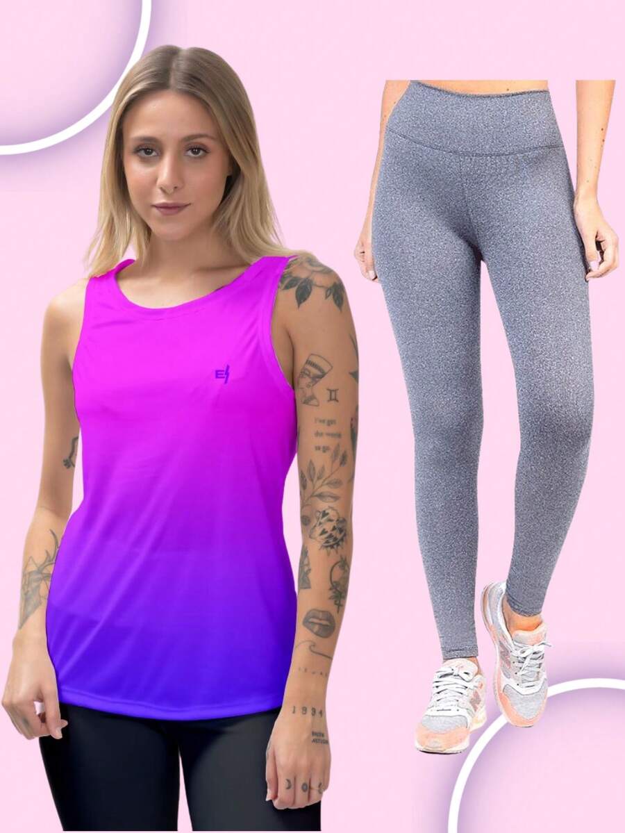 Women Sports Tees & Tanks - Xám - Xem 1