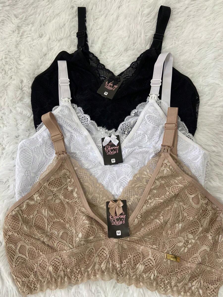 Charme Dela's Maternity Lingerie - 黑色 - 查看 1