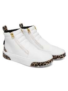 Women Fashion Boots - Blanco - Ver 4